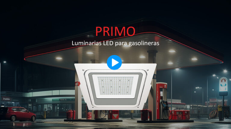 Series Primo Luminarias ATEX LED Para Gasolinera