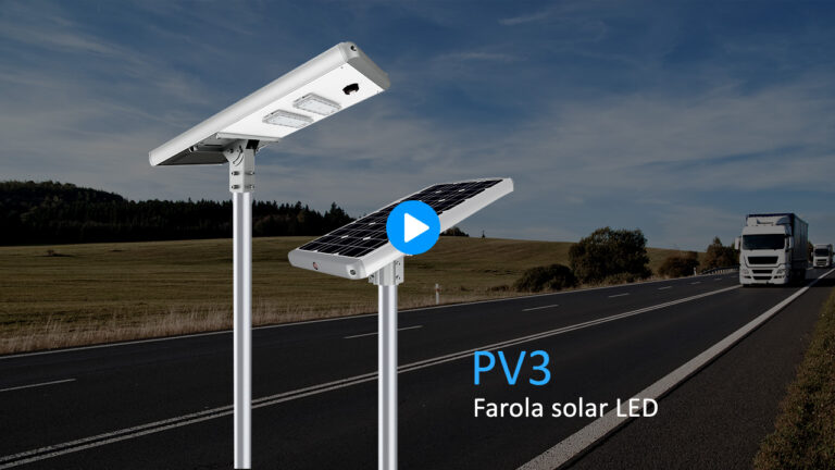 Series PV3 Farolas LED solares