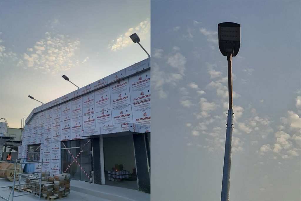 Luminaria de calle LED en caminos de fábrica en Kuwait-2