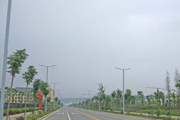 Series D Instalación de alumbrado público en una nueva carretera de la ciudad de Wenchuan de China
