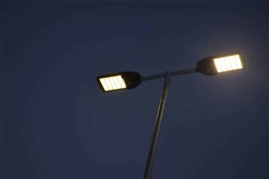 Farolas LEDs en estacionamiento en Australia-2