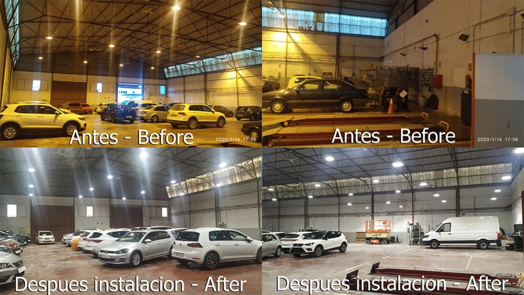 Campana LED Industrial Para Garaje en España