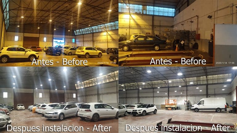 Series H Campana LED Industrial Para Garaje en España