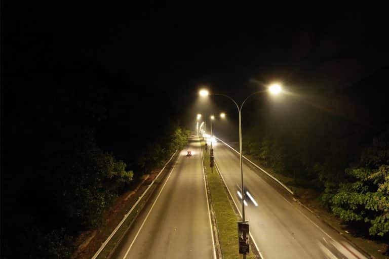 Series H lamparas para calles para carreteras en JKR Bukit Nenas de Malasia