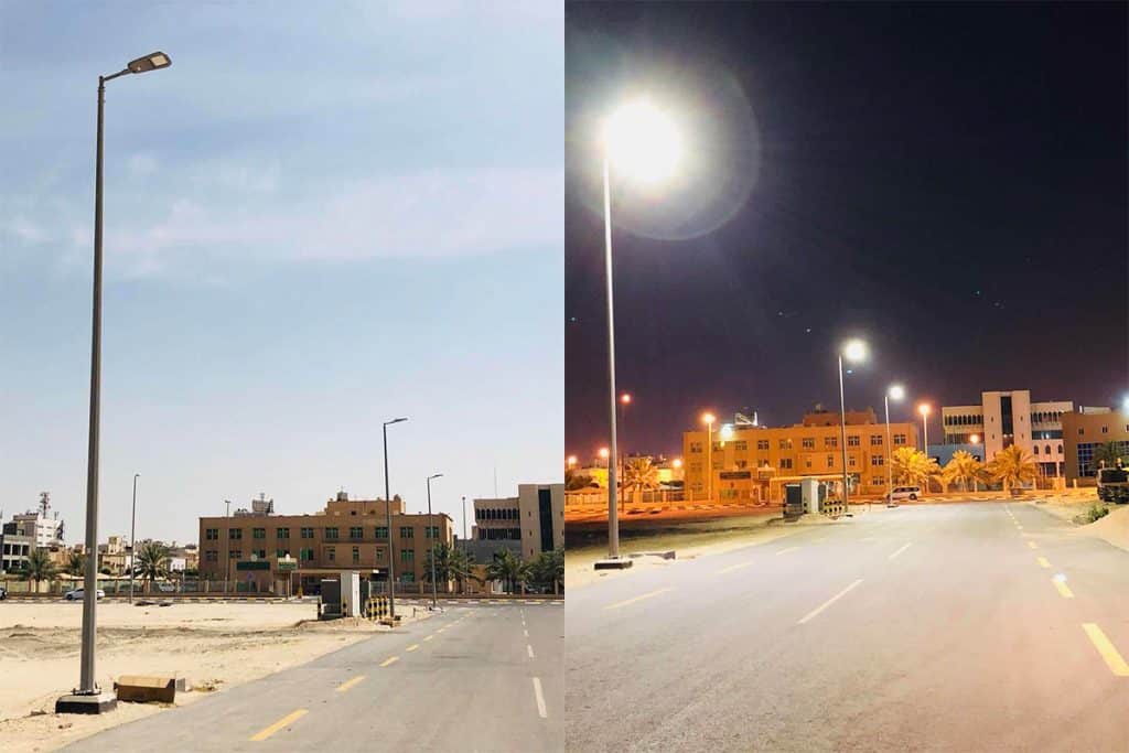 alumbrado público LED en las vías urbanas en Arabia Saudita