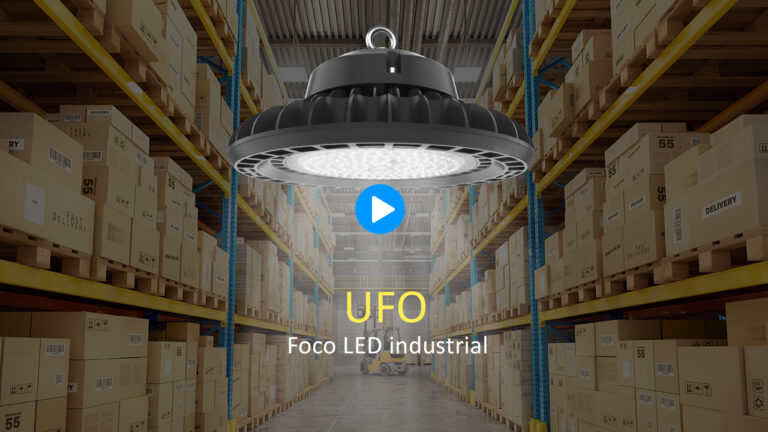 Series M Campana LED UFO con UGR Bajo