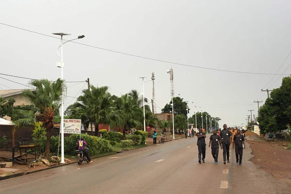 Farolas Solares Para Exterior Para Iluminación Vial en Camerún