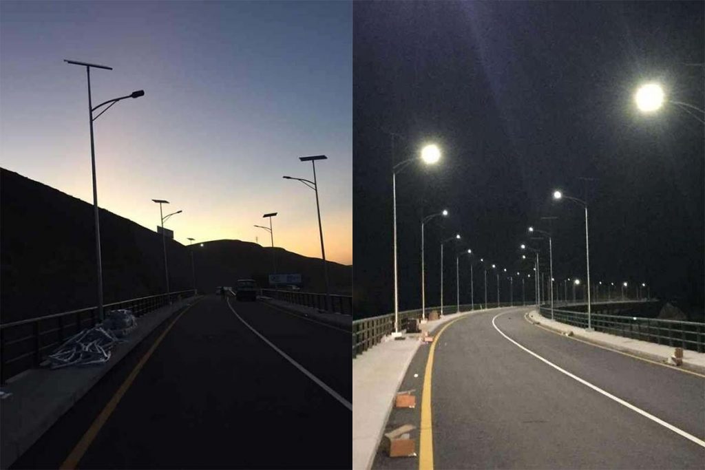 Farolas led solares para alumbrado vial en carreteras en México