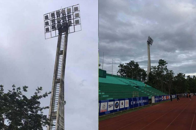 Series M Proyector de estadio para iluminación de campos de fútbol en Tailandia
