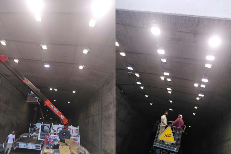 Series Zoom Proyector LED como iluminación de túneles en Israel
