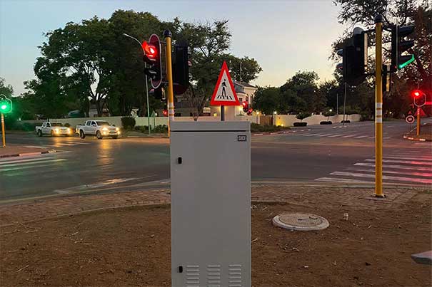 200mm Semáforos LED en Botswana