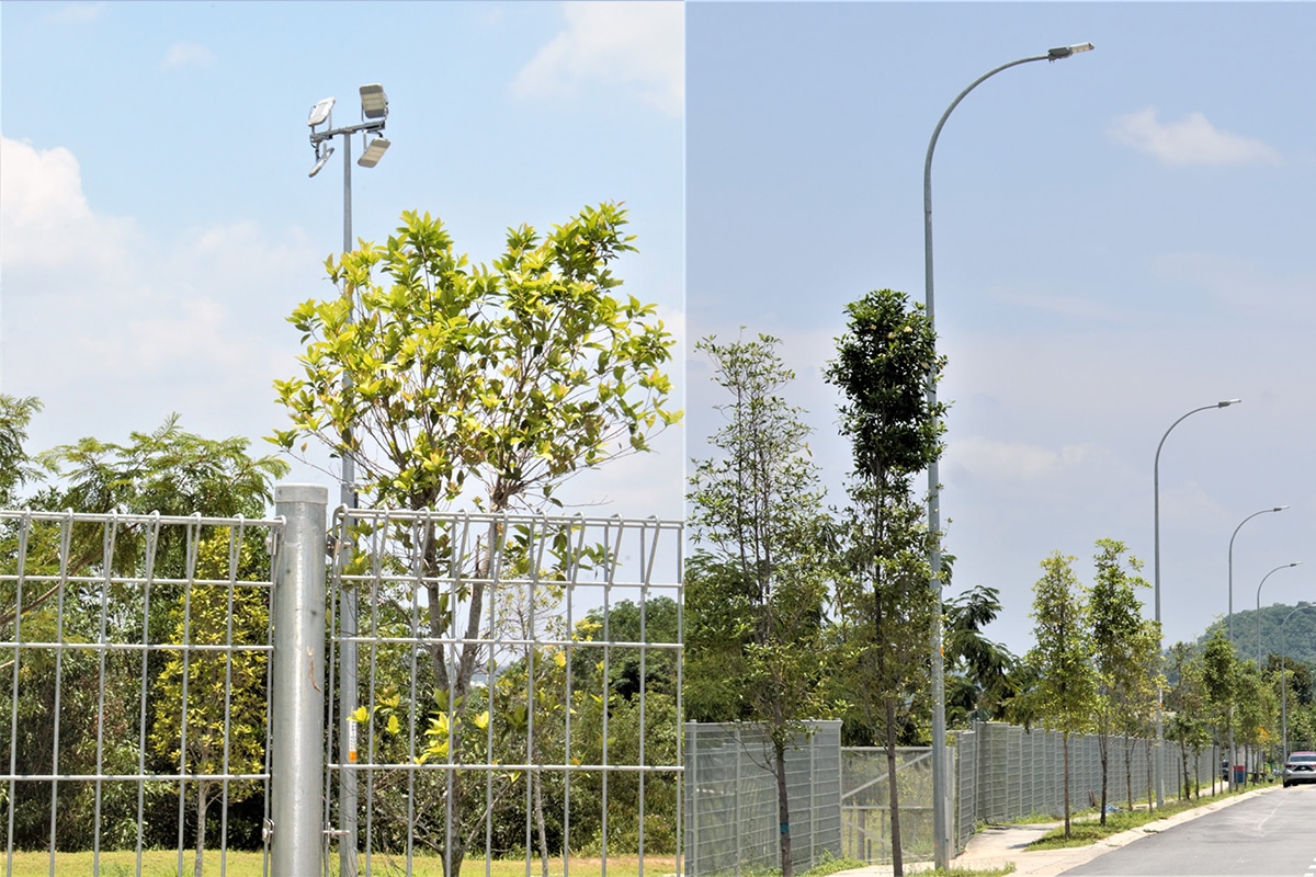 farolas LED en Seremban, Malasia