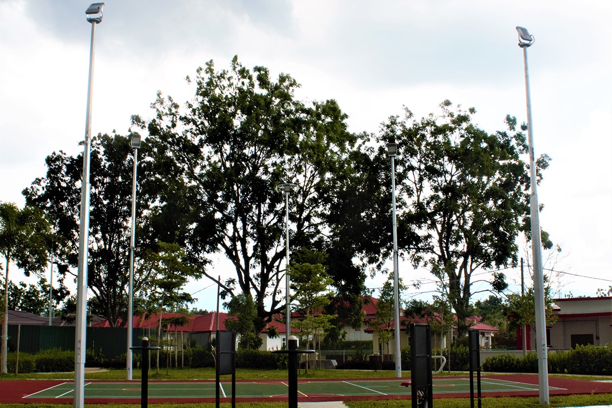 Proyector De luz LED Para Campo Deportivo En Residencia Woodbury