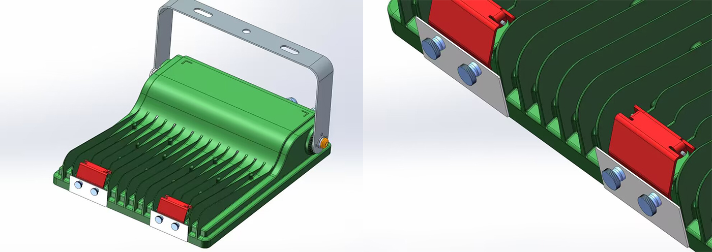 Proyector LED con cubierta para limitar la Intrusión lumínica