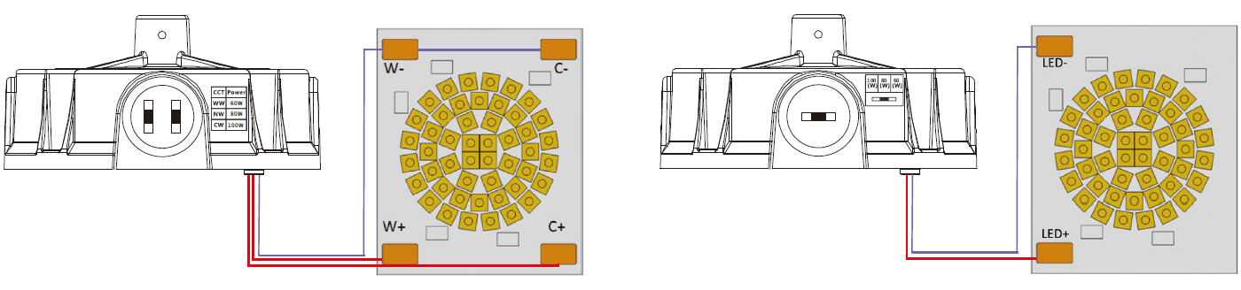 Luz de gran altura - iluminación regulable