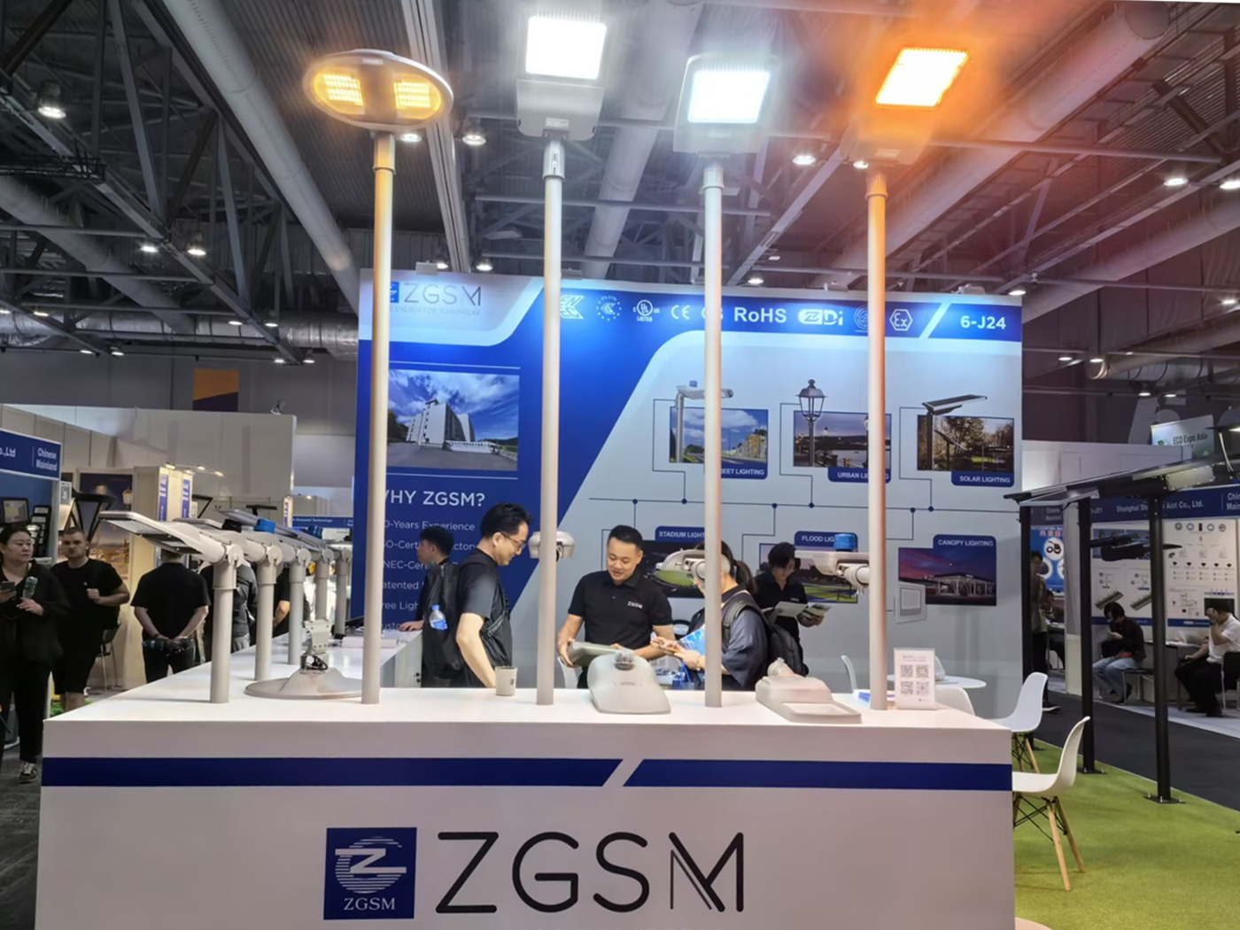 Soluciones de iluminación LED de ZGSM en la Exposición HKOTL-3