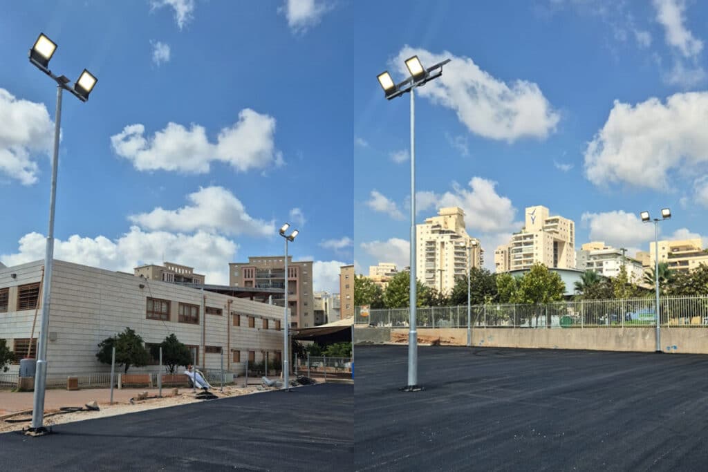 Serie ZOOM iluminación en estacionamientos exteriores en Israel-2