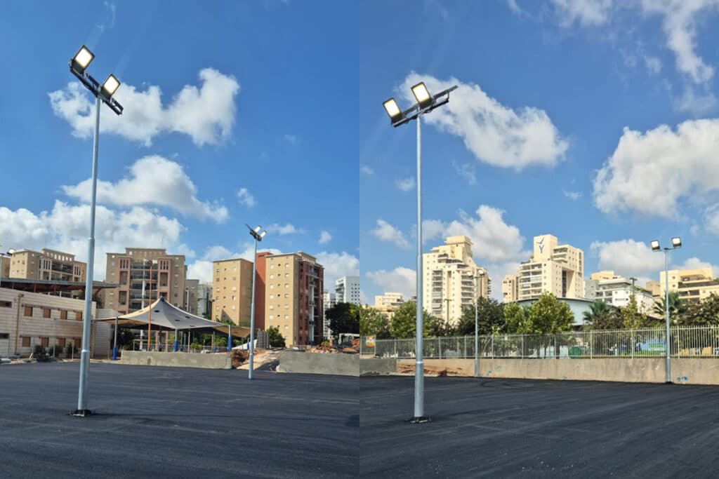 Serie ZOOM iluminación en estacionamientos exteriores en Israel-3