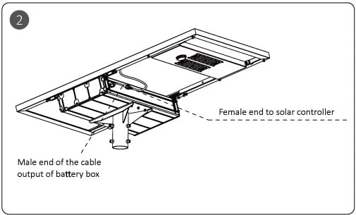 farola solar exterior potente Instalación-2