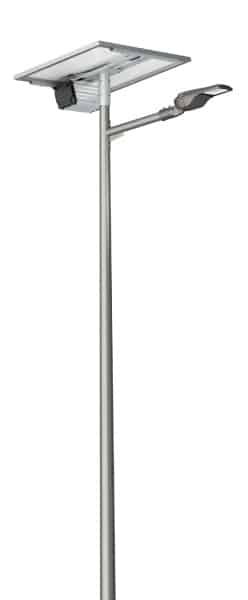 farolas solares de tipo dividido