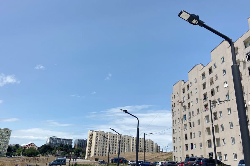 Serie NOVA Solución de Alumbrado público con NEMA para una comunidad residencial en Georgia-3