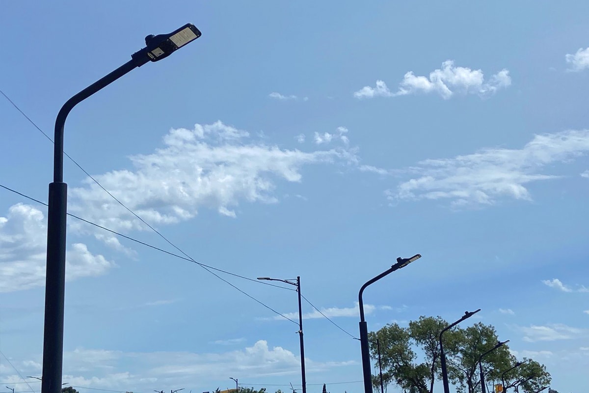 Serie NOVA Solución de Alumbrado público con NEMA para una comunidad residencial en Georgia