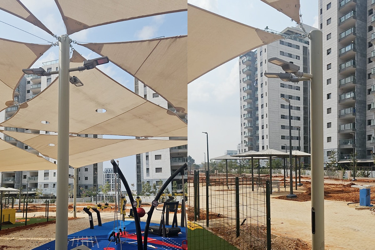 Serie Rifle Alumbrado Público LED Inteligente para una Nueva Comunidad Residencial en Israel-2