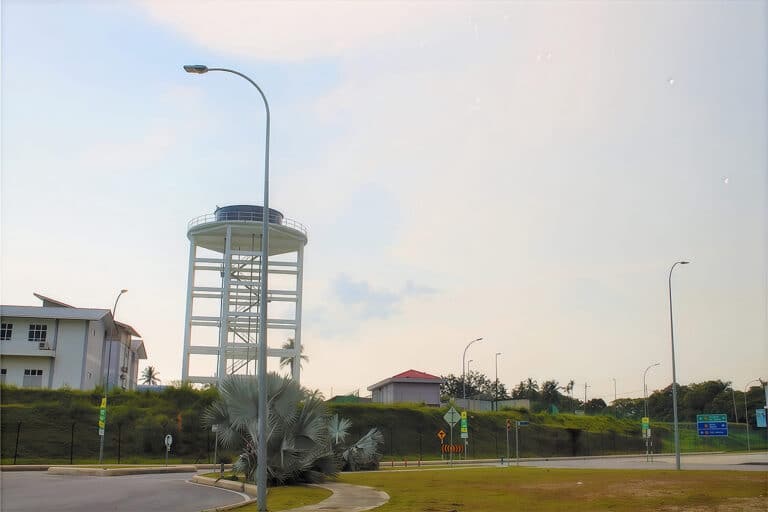 Serie H luminarias led viales de 100 W para alumbrado público residencial en Malasia