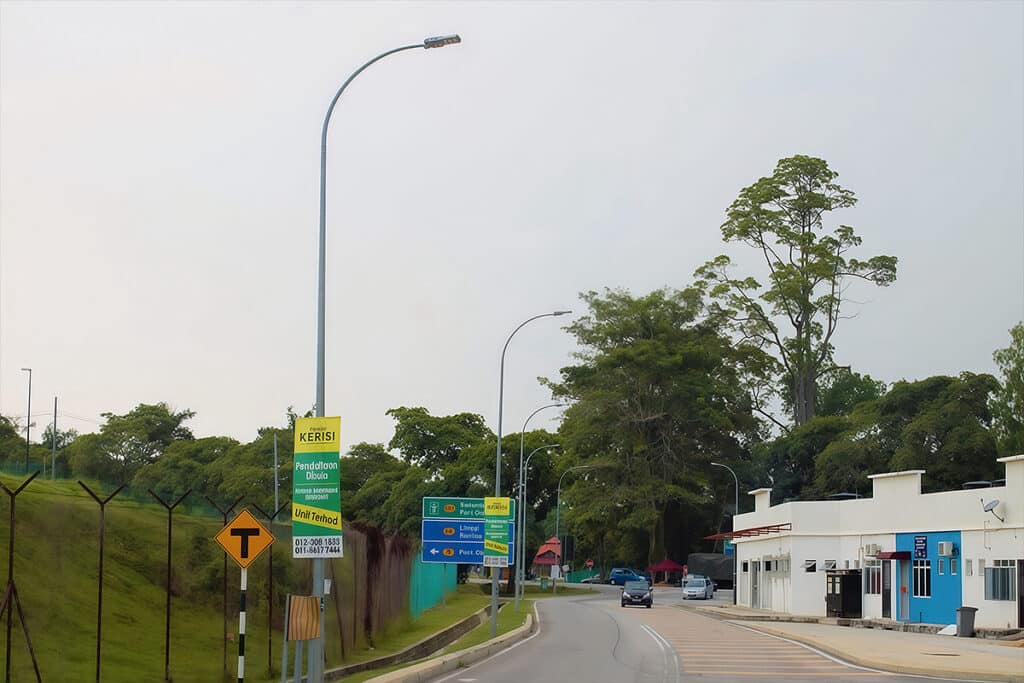 Serie H luminarias led viales de 100 W para alumbrado público residencial en Malasia-2