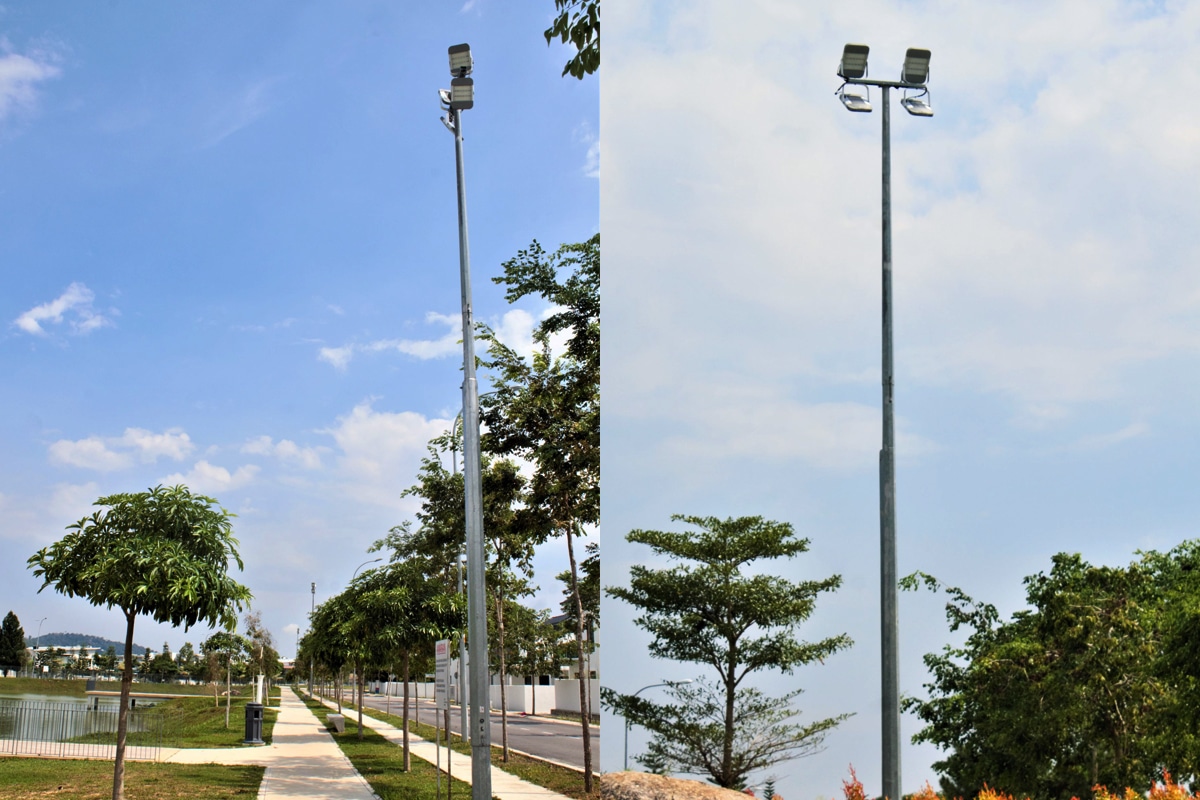 Serie H Proyectores LED exteriores impermeables para estanques y jardines en Malasia-2