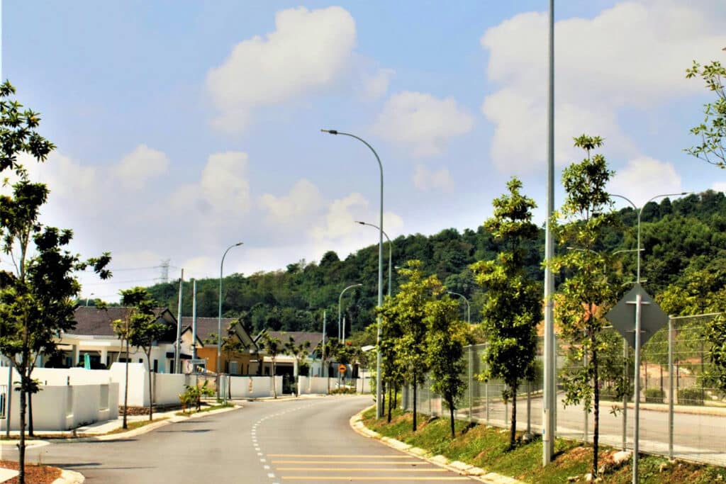 Serie H Farolas LED residenciales para iluminación comunitaria en Malasia