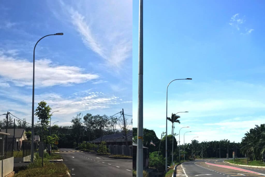 Serie H Farola LED impermeable para zonas residenciales en Malasia