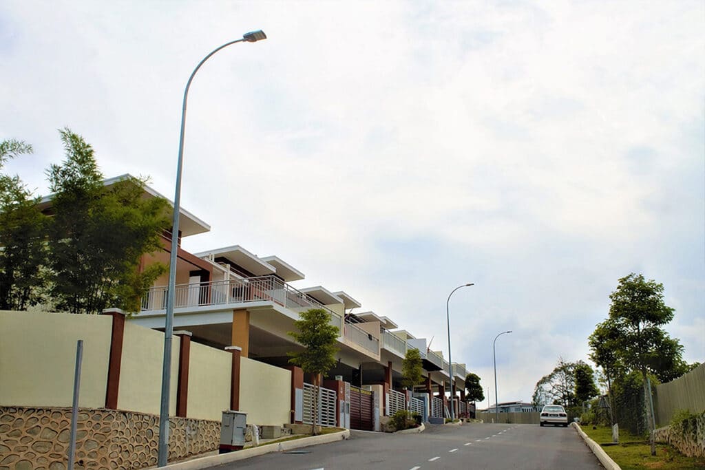 Serie H Alumbrado público proyecto en una comunidad residencial de Nilai, Malasia-2