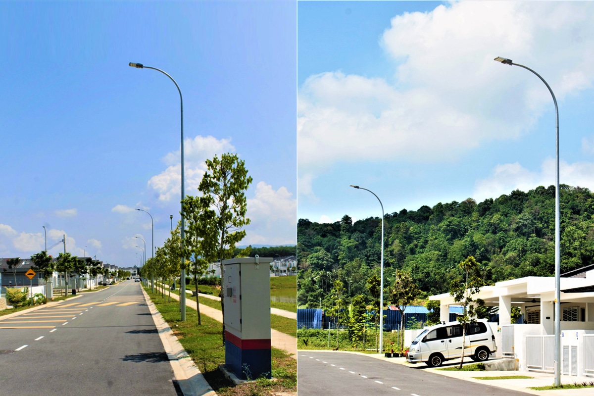 Serie H Farolas LED residenciales para iluminación comunitaria en Malasia-2