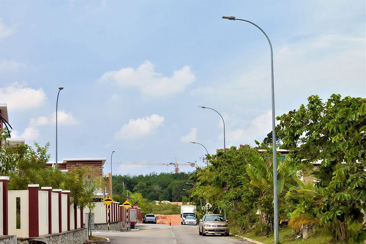 Serie H Alumbrado público proyecto en una comunidad residencial de Nilai, Malasia-3