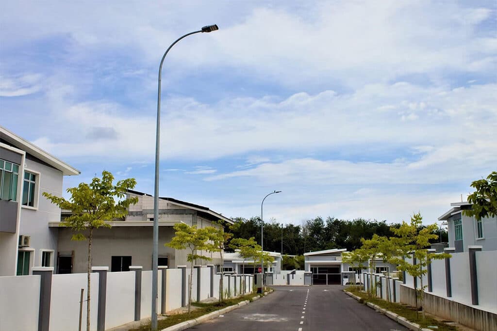 Serie H Alumbrado público proyecto en una comunidad residencial de Nilai, Malasia-5