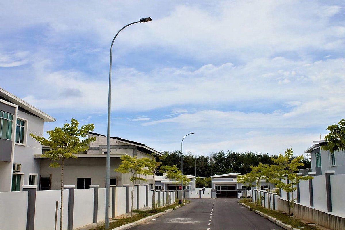 Serie H Alumbrado público proyecto en una comunidad residencial de Nilai, Malasia-5