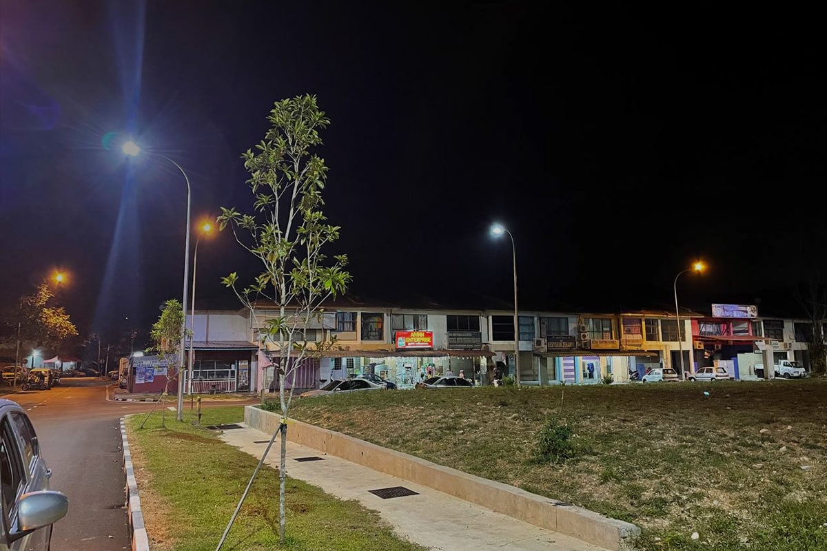 Alumbrado público LED residencial para vías comunitarias en Malasia-2
