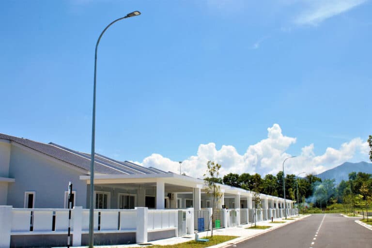 Alumbrado público LED residencial para vías comunitarias en Malasia-3