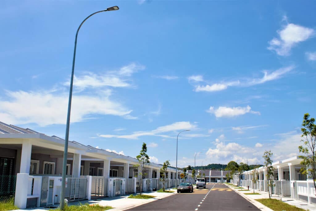 Alumbrado público LED residencial para vías comunitarias en Malasia-5