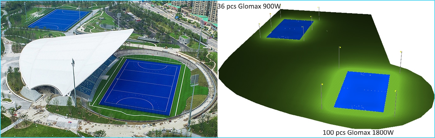 Iluminación estándar para campos deportivos de hockey vs. estadios profesionales: costo de iluminación de estadios