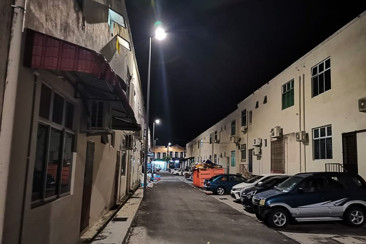 Solución de actualización de iluminacion en estacionamientos comerciales de la serie K en Malaca-6